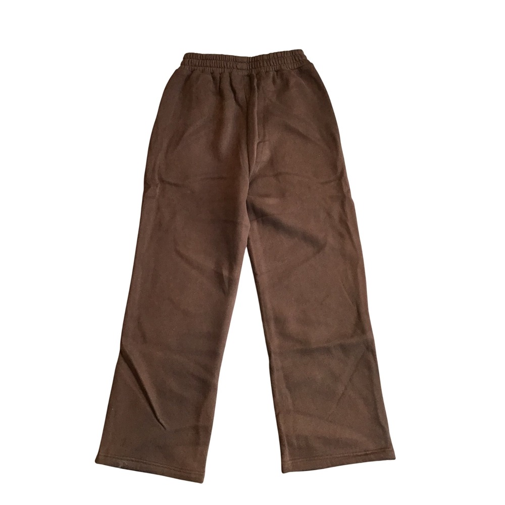Comfrt Unisex Walnut Elastic Waistband Minimalist Straight Leg Sweatpant Size M - Picture 3 of 7